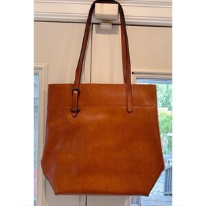 BNWOT J Zone Brown Over the Shoulder Leather Vintage Style  Purse